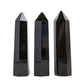 Set of 3 Black Obsidian Crystal Towers Points Bulk Best Crystal Wholesalers