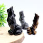 Hand carved wolf shaped crystal Animal carving crafts Best Crystal Wholesalers