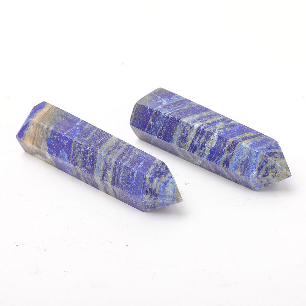 Set of 2 Lapis Towers Points Bulk Best Crystal Wholesalers