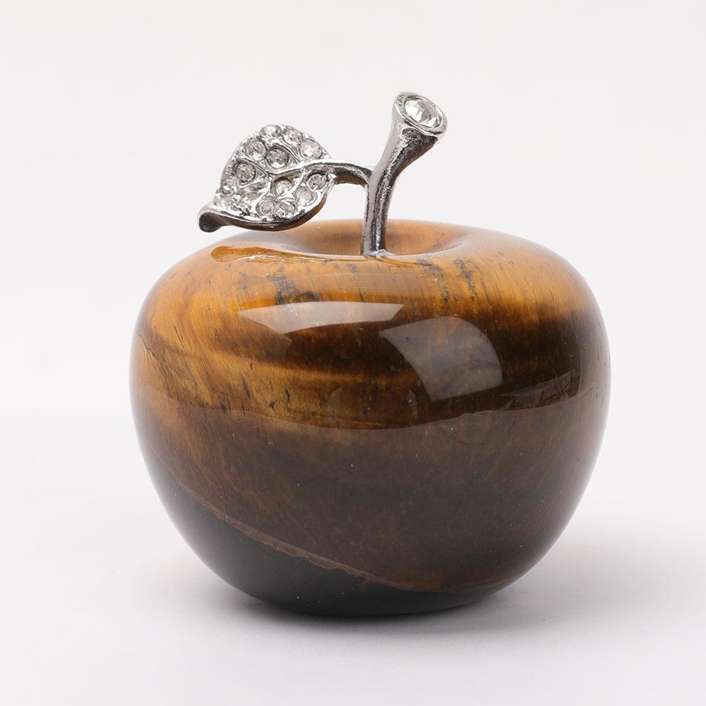 2" Crystal Apple Carvings Best Crystal Wholesalers