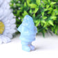 2" Blue Opalite Santa Claus Crystal Carvings for Christmas Best Crystal Wholesalers