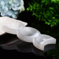 6.0" Sun&Moon Triple Selenite Bowl Carving Bulk WholesaleBest Crystal Wholesalers