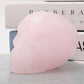 Pink Calcite Skull Carvings