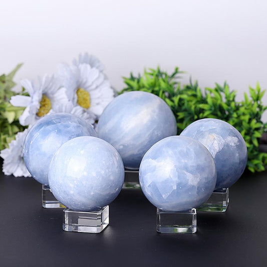 2.0"-4.0" Celestite Sphere Best Crystal Wholesalers