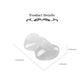Rose Quartz Double Heart Shape Crystal Carving Free Form