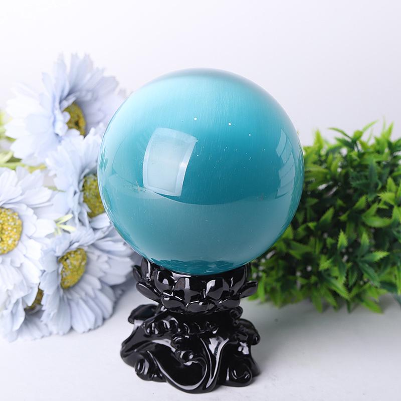 95mm Cat Eye Crystal Spheres Best Crystal Wholesalers