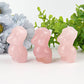 2.5" Rose Quartz Pregnant Crystal Carvings Best Crystal Wholesalers