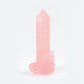 Rose Quartz Towers Points Bulk with Snake Carving Decor Base Best Crystal Wholesalers