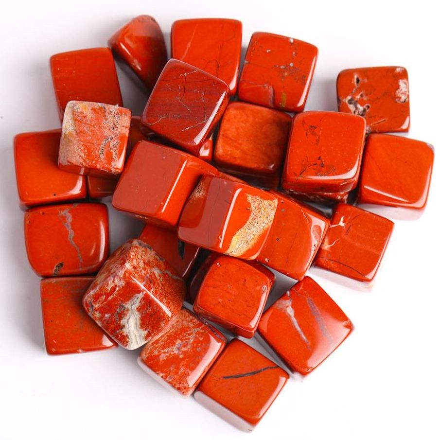 0.1kg Red Jasper Crystal Cubes bulk tumbled stone Crystal wholesale ...