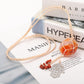 Straw Rope Wrapped Carnelian Stone Adjustable Necklace Best Crystal Wholesalers