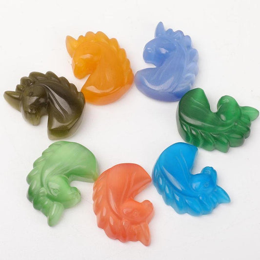Cat's Eye Unicorn Crystal Carvings Animal Bulk Best Crystal Wholesalers