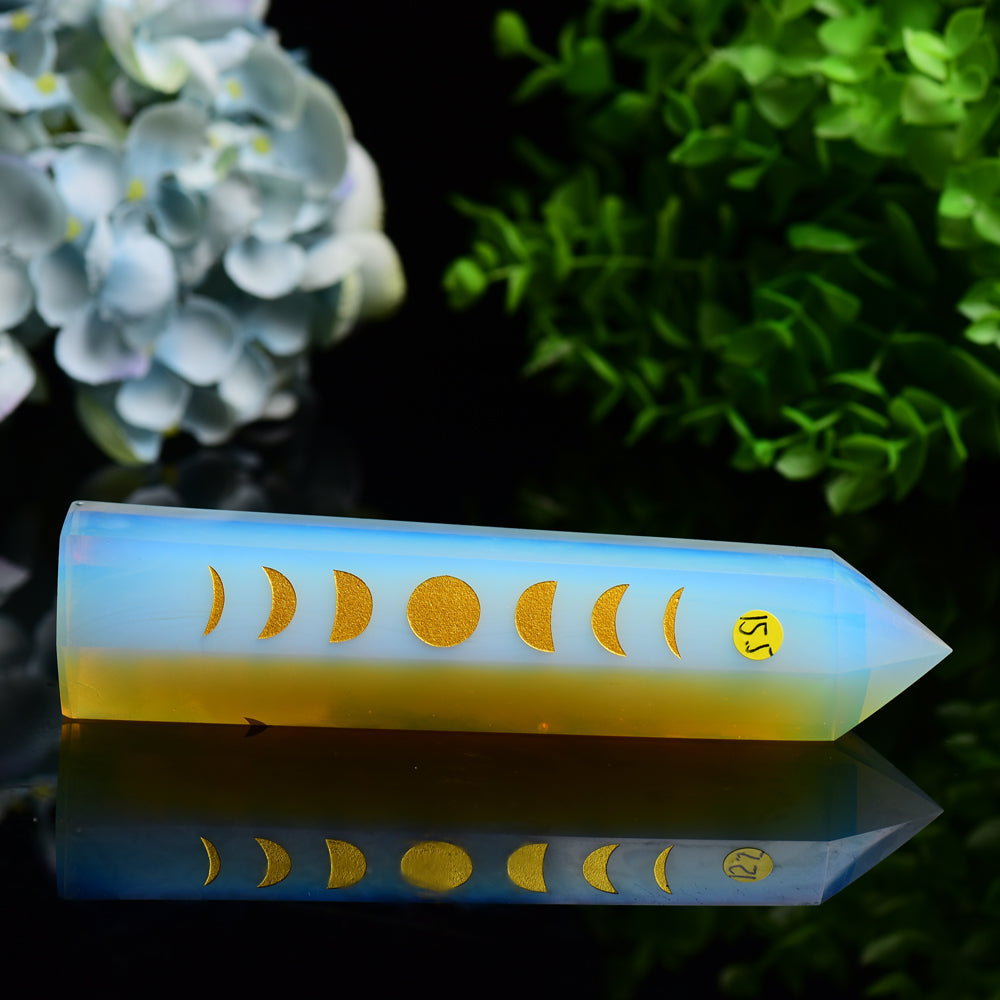 6.0"-8.0" Opalite Engraved Crystal Tower Bulk WholesaleBest Crystal Wholesalers