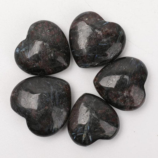 Astrophylite Heart Shape Carvings Set of 5 Best Crystal Wholesalers