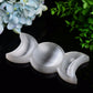 6.0" Sun&Moon Triple Selenite Bowl Carving Bulk WholesaleBest Crystal Wholesalers