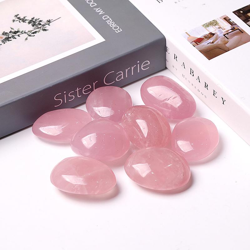 Rose Quartz Tumble- Crystal for bedroom & Love attraction
