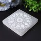 3.8" Square Selenite Coaster with Printing Best Crystal Wholesalers