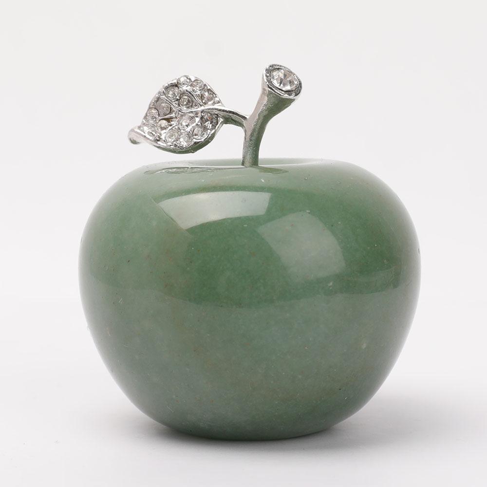 2" Crystal Apple Carvings Best Crystal Wholesalers