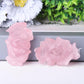 3" Rose Quartz Peony Crystal Carvings Best Crystal Wholesalers