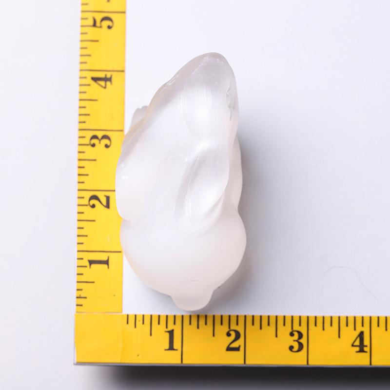 4" Rabbit Selenite Carvings Bulk Best Crystal Wholesalers
