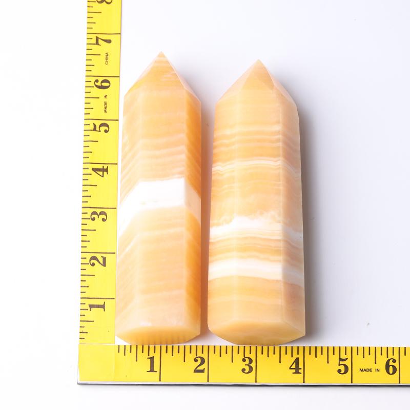 6.5-8'' Honey Calcite Towers Points Bulk Best Crystal Wholesalers