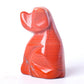 1.5" Red Jasper Dog Figurine Crystal Carvings Animal Bulk Best Crystal Wholesalers