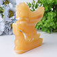 4.8" Yellow Calcite Pegasus Crystal Carvings Free Form Animal Bulk Best Crystal Wholesalers