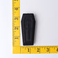 3.1" Matt Black Obsidian Coffin Crystal Carvings Best Crystal Wholesalers