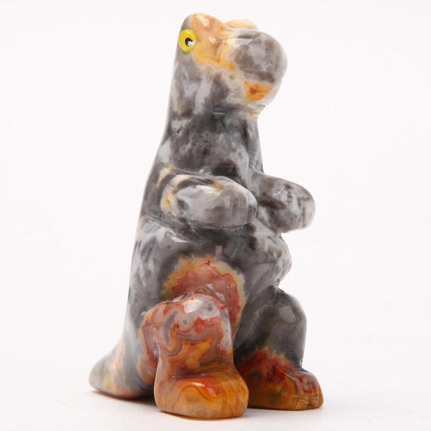 Crazy Agate Dindosaur Carving Animal Bulk Best Crystal Wholesalers