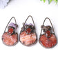 3" Carnelian Amethyst Pendant For Necklace