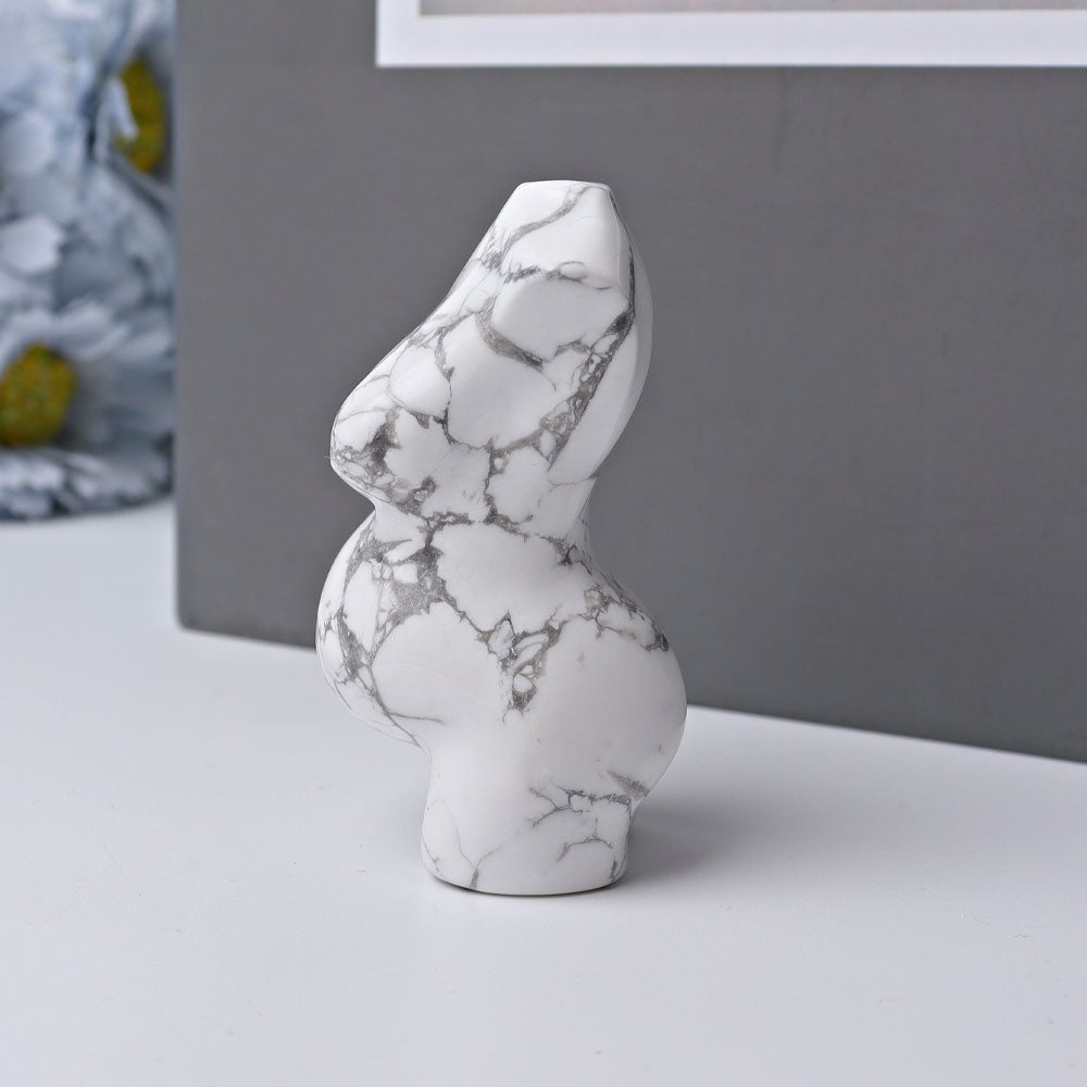 2.7" Howlite Crystal Model Carvings Best Crystal Wholesalers