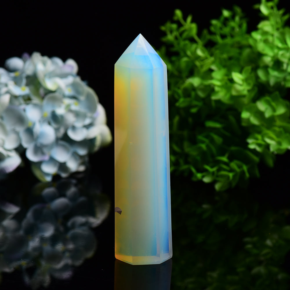 6.0"-8.0" Opalite Engraved Crystal Tower Bulk WholesaleBest Crystal Wholesalers
