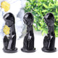 3" Black Obsidian Pray Lady Crystal Carvings Model Bulk Best Crystal Wholesalers