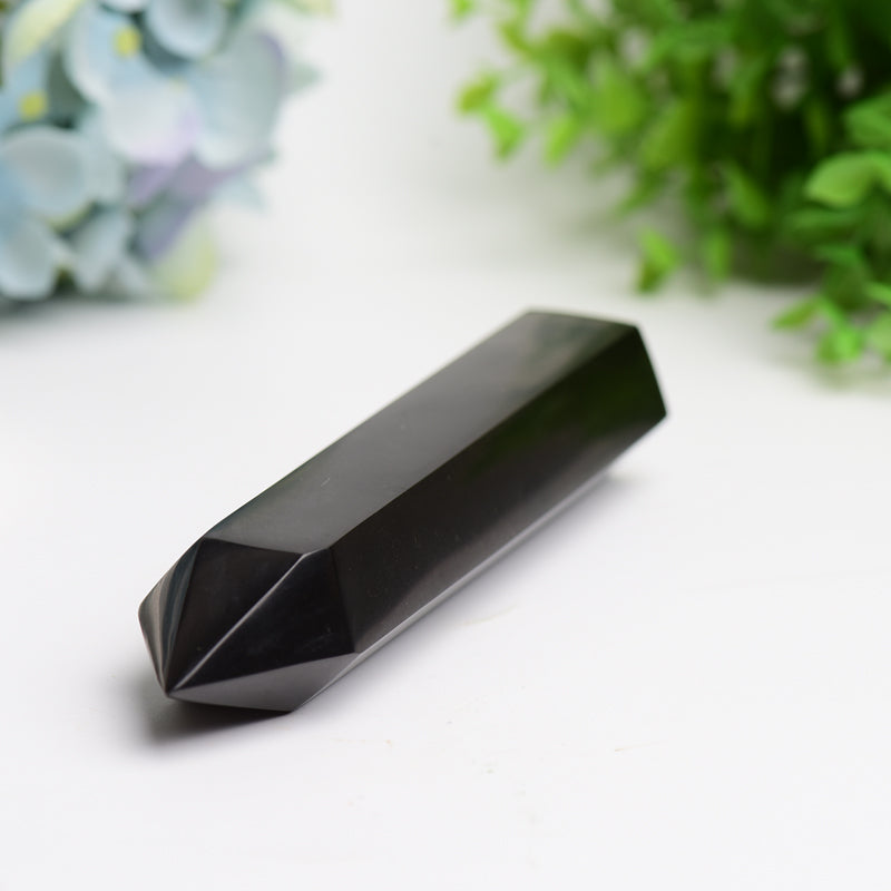6.0"-8.0" Black Tourmaline Crystal Tower Bulk Crystal wholesale suppliers