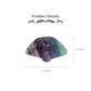 Drilled Fluorite Fan Shape Carvings for Jewelry Making