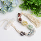 Chakra Raw Stone with Selenite Stick Crystal Hanging Jewelry Bulk Best Crystal Wholesalers