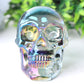 3" Aura Glass Skull Crystal Carvings Best Crystal Wholesalers