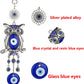 Blue Evil Eye Owl 11.7 Inches Pendant Decoration Best Crystal Wholesalers