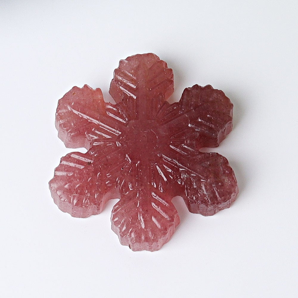 2" Snowflake Crystal Carvings Mini Christmas Best Crystal Wholesalers Purple Mica Howlite Pink Aragonite Strawberry Quartz Green Strawberry Quartz Labradorite Ruby in Zoisite Amazonite Red Aventurine