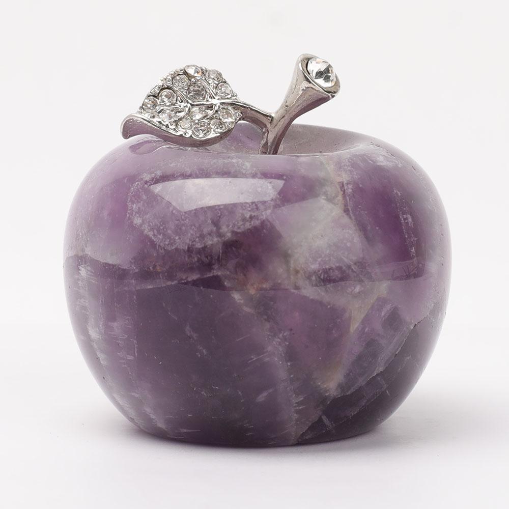 2" Crystal Apple Carvings Best Crystal Wholesalers
