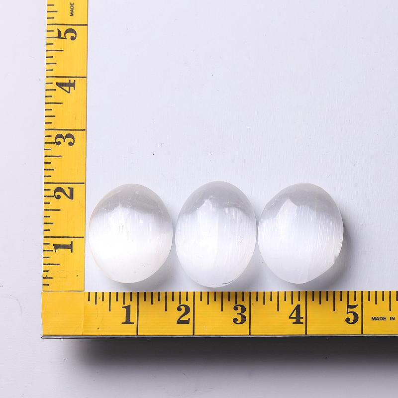 2" Selenite Palm Stones Bulk Best Crystal Wholesalers