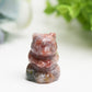 1.35" Ocean Jasper Bear Crystal Carving Bulk Wholesale