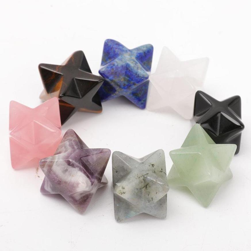 2cm Merkaba Carvings