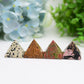 1.1" Mixed Crystal Pyramids Crystal Carving Bulk Best Crystal Wholesalers