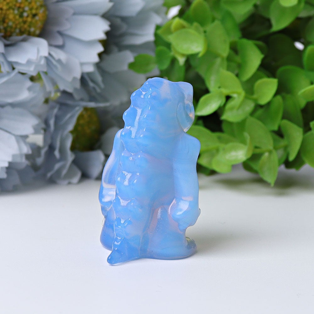 1.88" Blue Opalite Dinosaur Crystal Carving Best Crystal Wholesalers