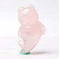Rose Quartz Bear With Beauty Tail Crystal Carvings Animal Cartoon Bulk Best Crystal Wholesalers