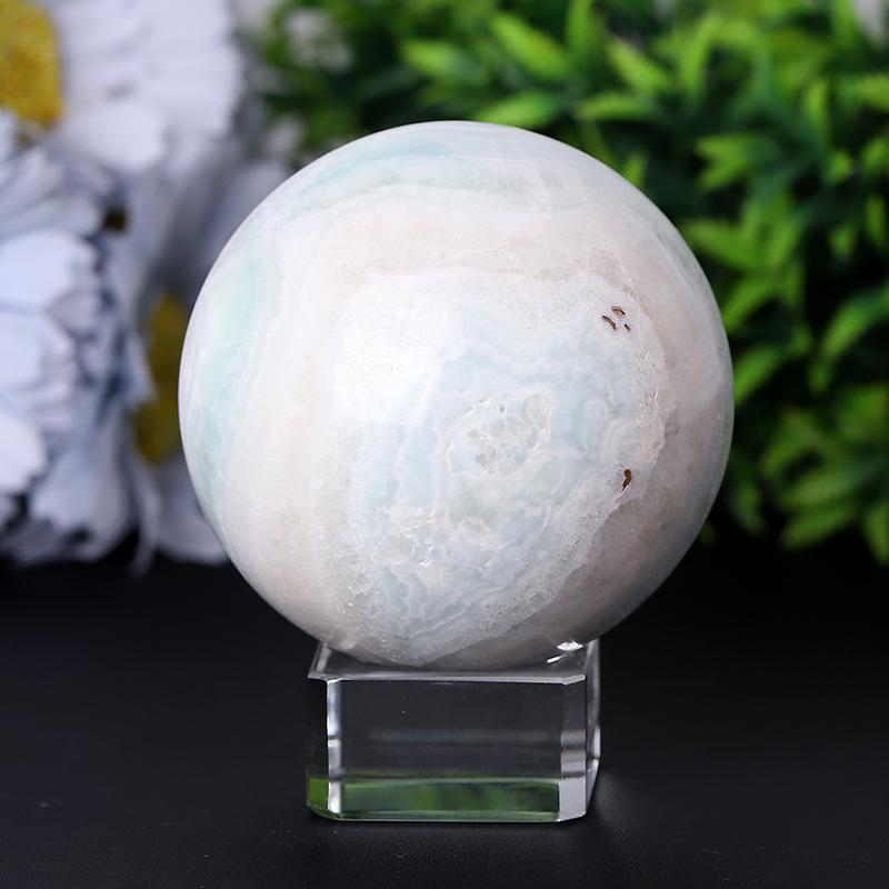 2.0"-4.0" Larimar Sphere Best Crystal Wholesalers