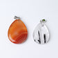 Various Crystals Tear Drop Shape Necklace Pendants