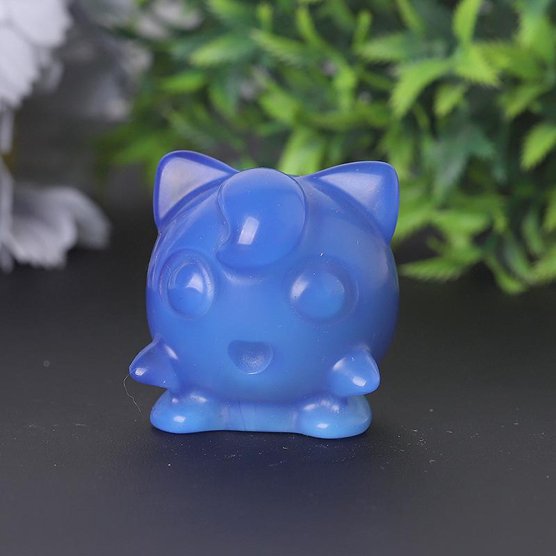 2" Blue Opalite Crystal Jigglypuff Carvings Best Crystal Wholesalers