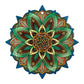 Ceramic Sun Flower Design Pot Coaster