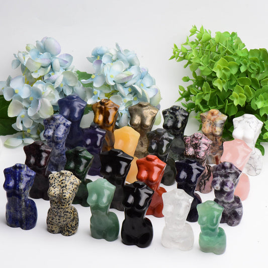 3.0" Mixed Crystal Crystal Model Carving  Bulk Best Crystal Wholesalers